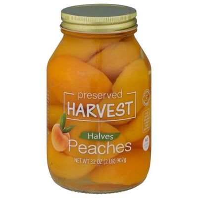 Halved Peaches